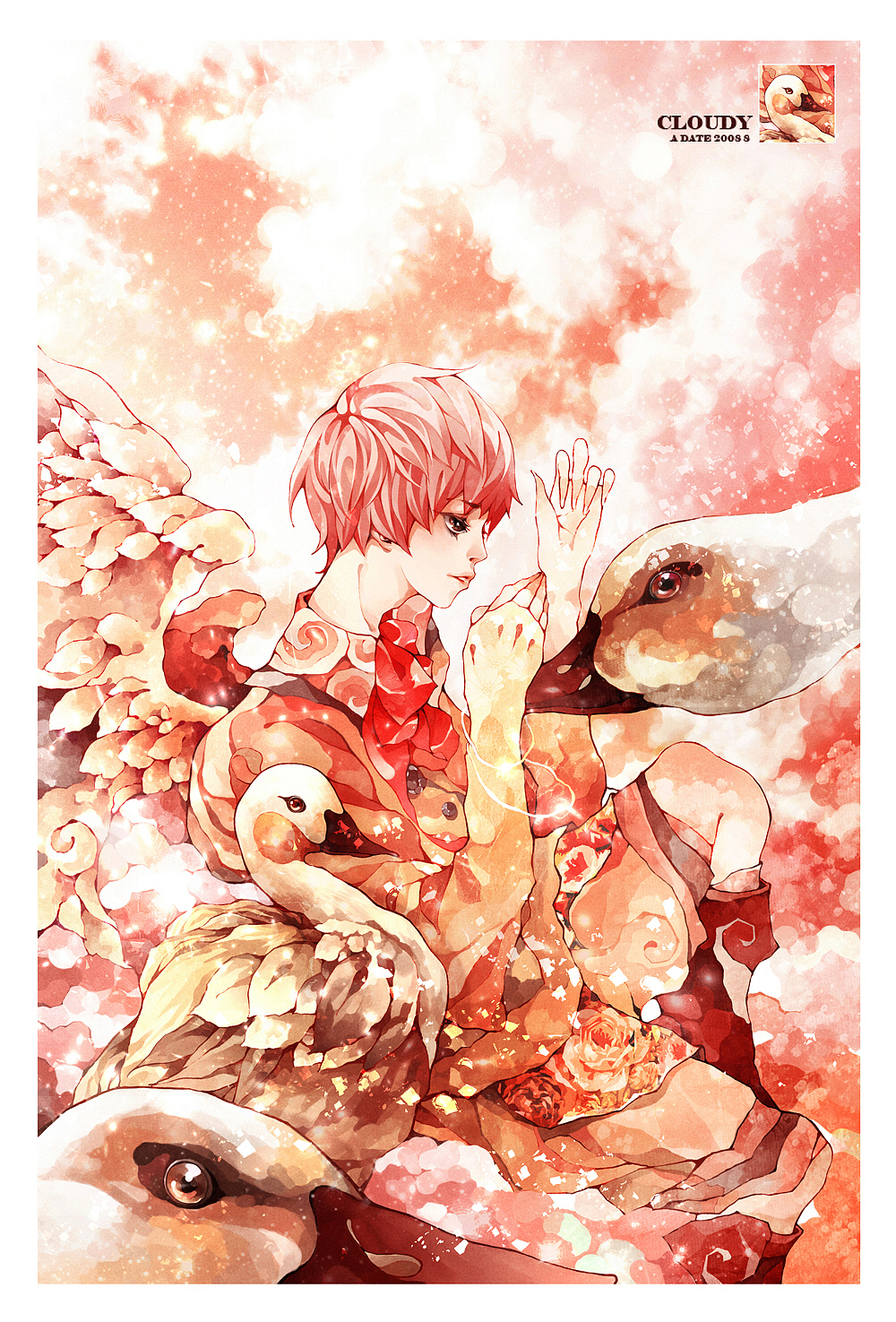 cloudy cg 青春校园风和奇幻风插画作品