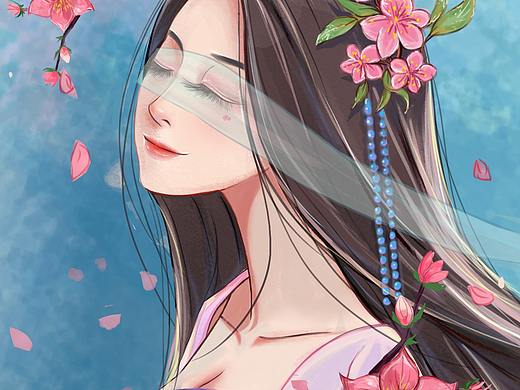 桃花拟人