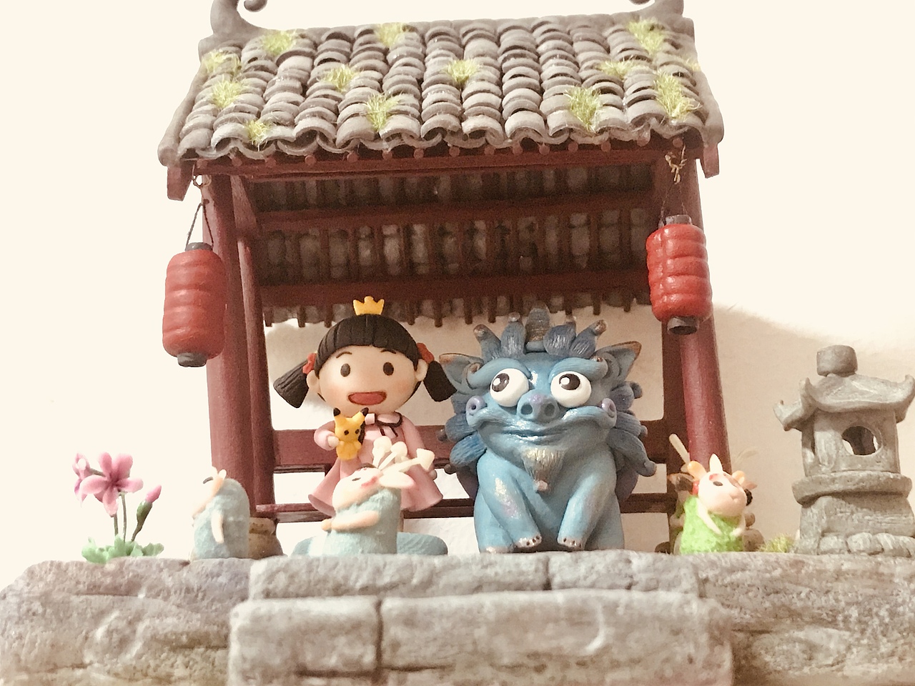 古旧凉亭之夜光精灵（图ZMjAxNjIzODQ0） - 工艺品设计 - 站酷设计师小巴爱幻想88原创素材 - 站酷ZCOOL