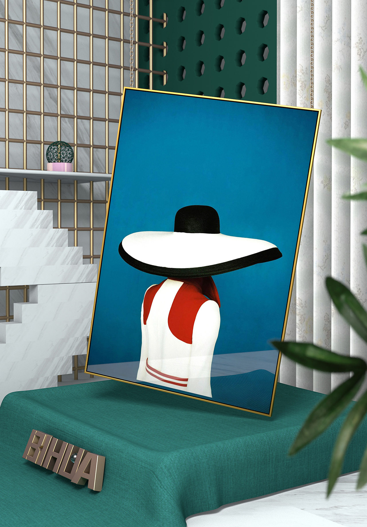 c4d装饰画小场景