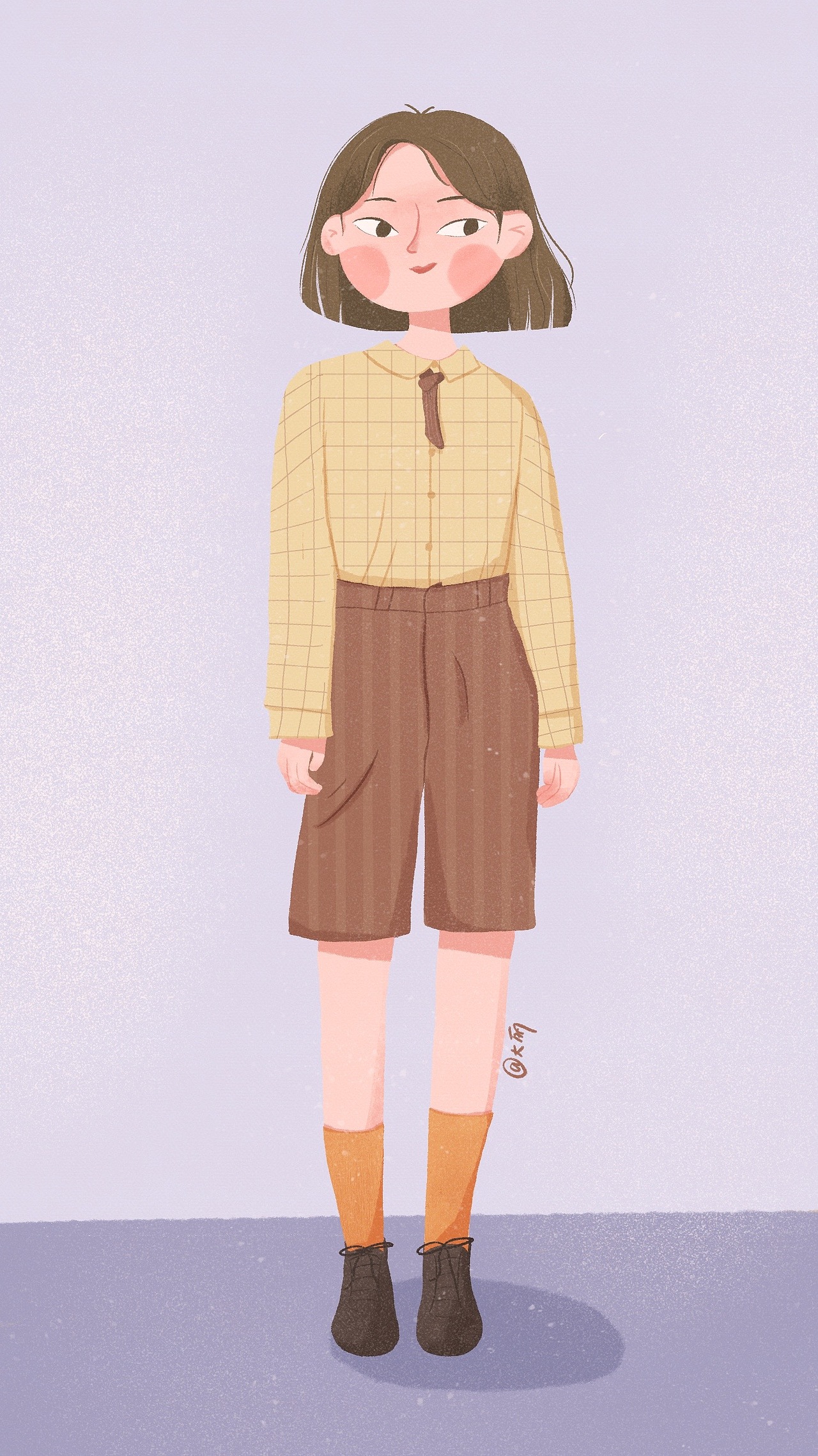 复古女孩插画（图ZMjEwNTQzNzUy） - 创作习作 - 站酷设计师W大丽原创素材 - 站酷ZCOOL