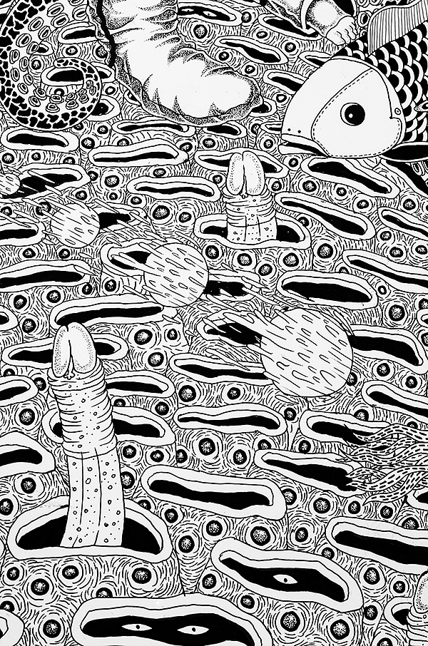 《我们都会死很久》插画(图ZODg1ODA2NA==) - 商业插画 - 站酷设计师陈晓恒EricStudio原创素材 - 站酷ZCOOL