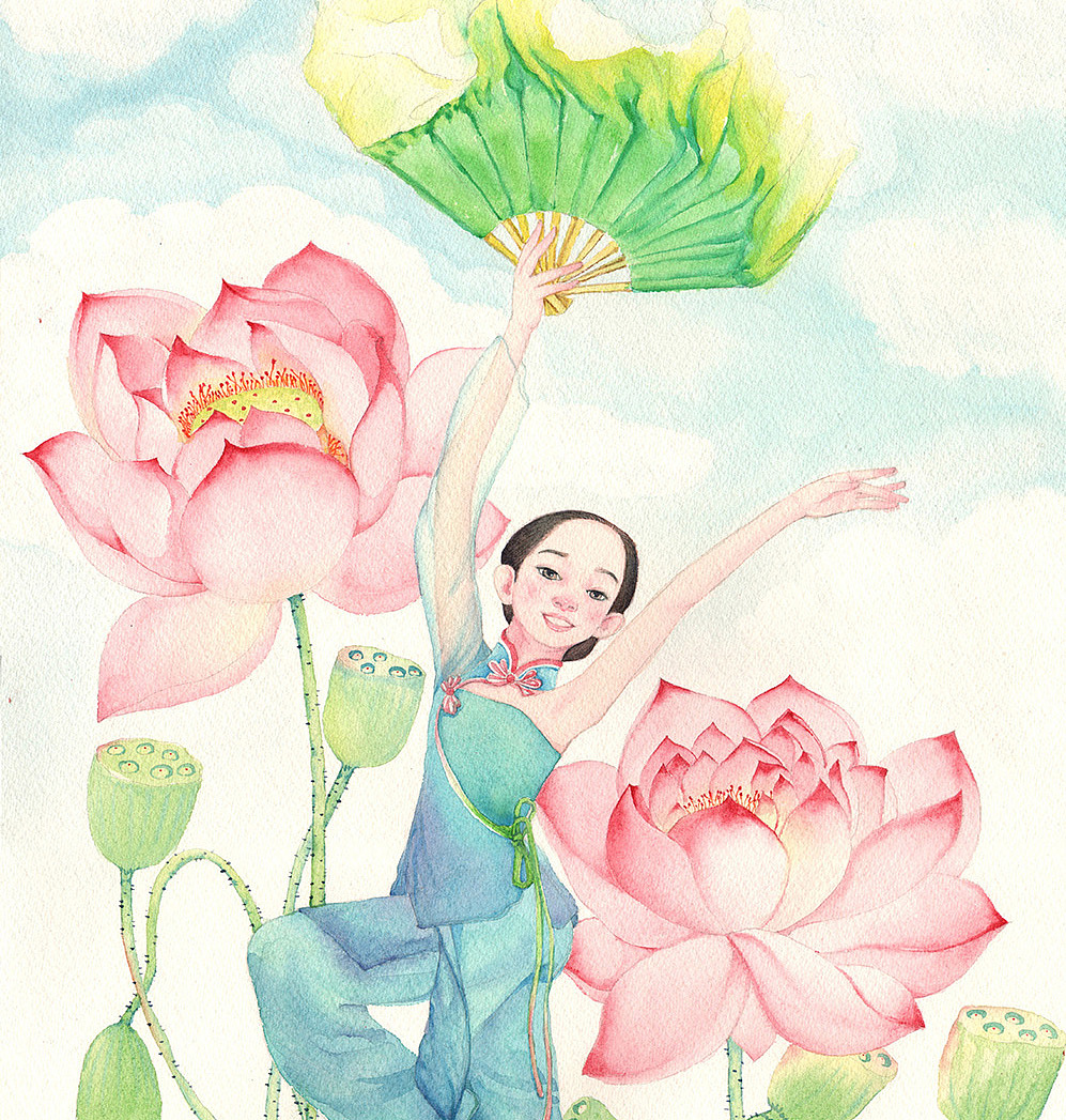 画儿晴天女神来了水彩画系列-舞（图ZMzY1NzI4NDg=） - 绘画 - 站酷设计师画儿晴天原创素材 - 站酷ZCOOL