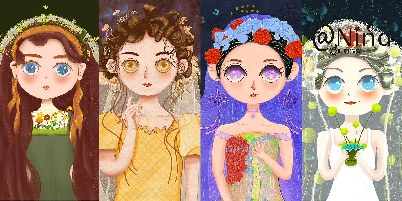 头纱姑娘|插画|创作习作|爱睡的猫猫 - 原创作品 - 站酷 (zcool)