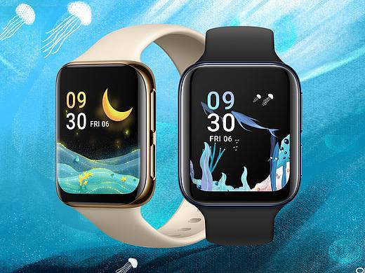 创意插画设计 万物皆可盘 - OPPO Watch 表盘创意设计