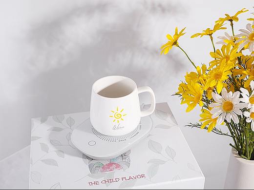 加热恒温杯垫套装拍摄