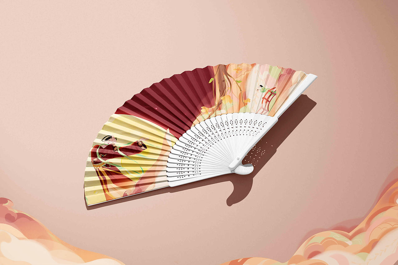 中秋主视觉kv 《月映仲秋》包装插画 节日国风插画