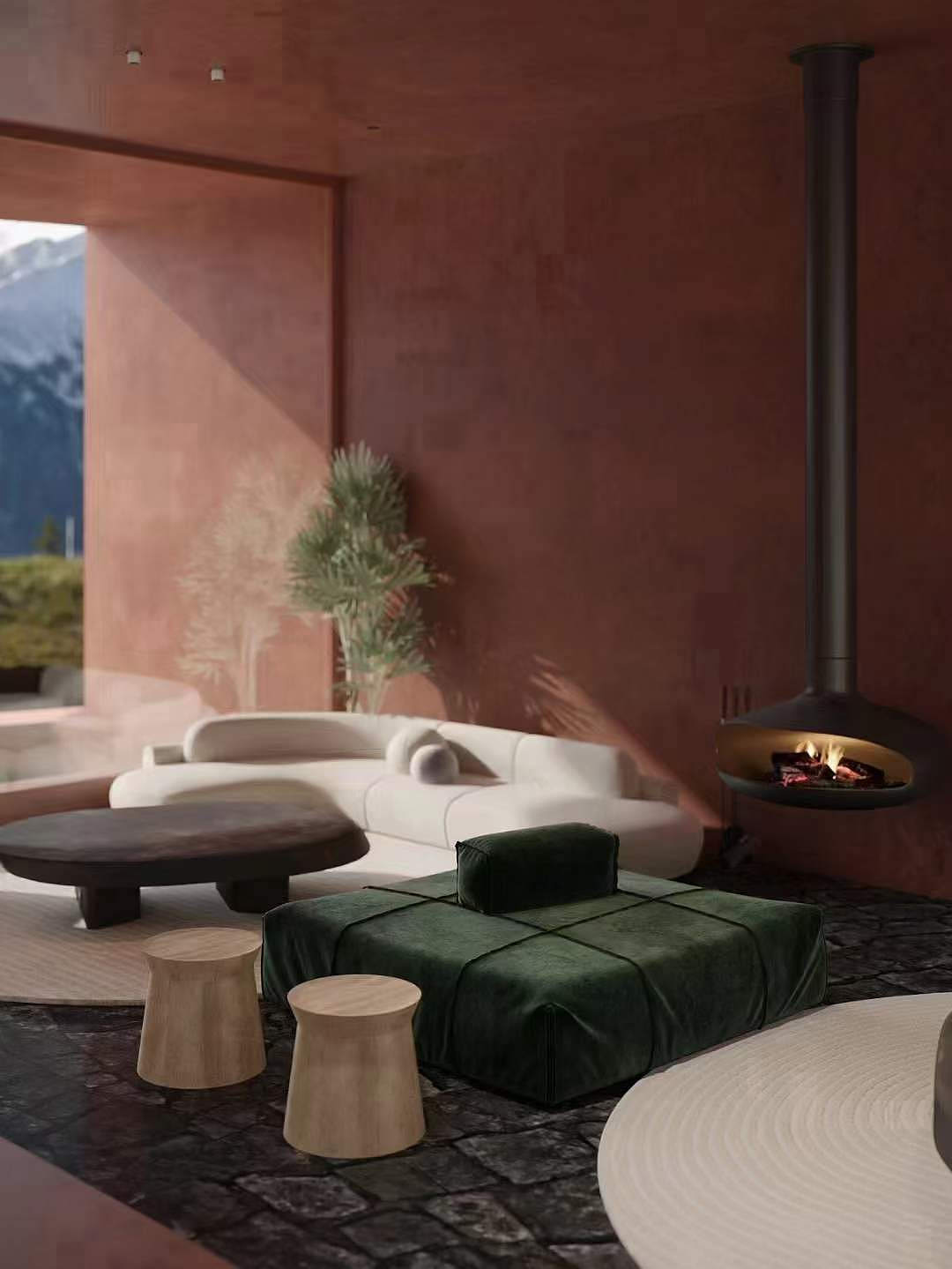 雪山民宿藏不住了!住进能看见的森林里