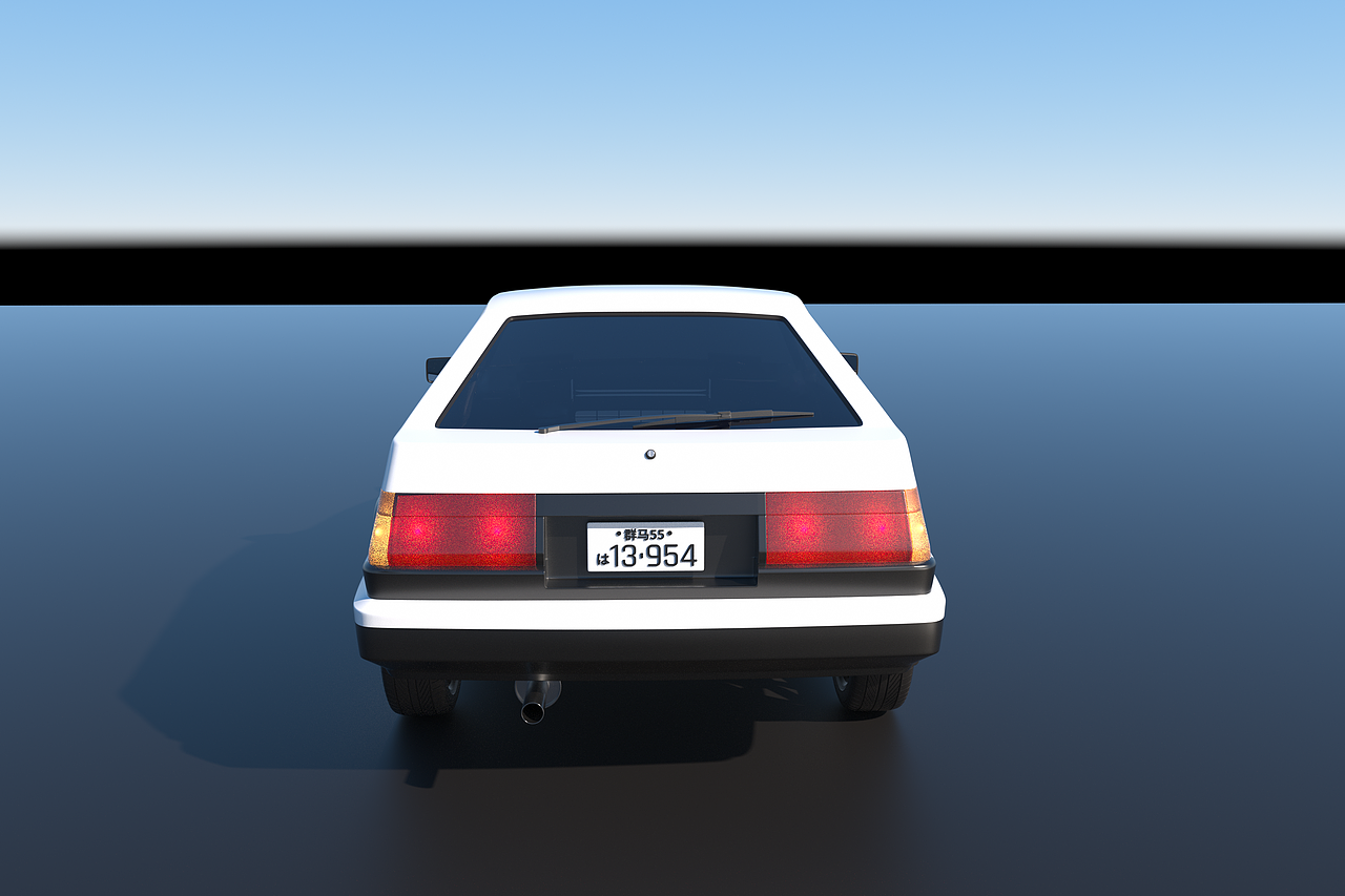 没事建模玩—AE86（图ZMjU0MDAzMjA4） - 机械/交通 - 站酷设计师天然懒不懒了原创素材 - 站酷ZCOOL