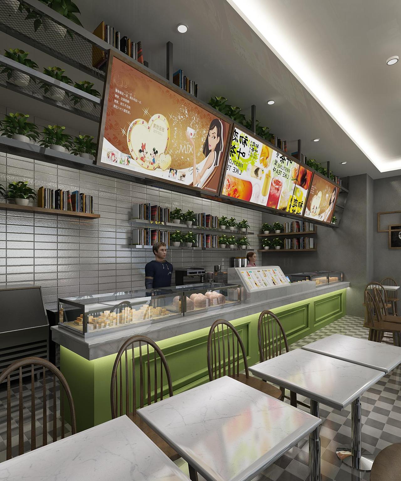 亦博装饰水吧篇|初叶恋茶苍南银泰城店|空间|家装设计|亦博设计