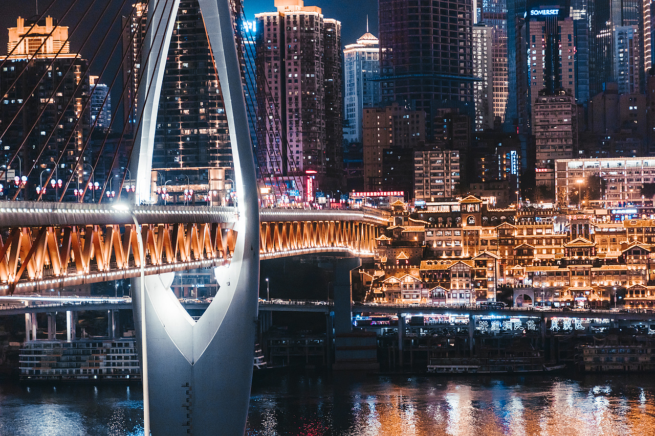 3d魔幻都市重庆旅拍作品