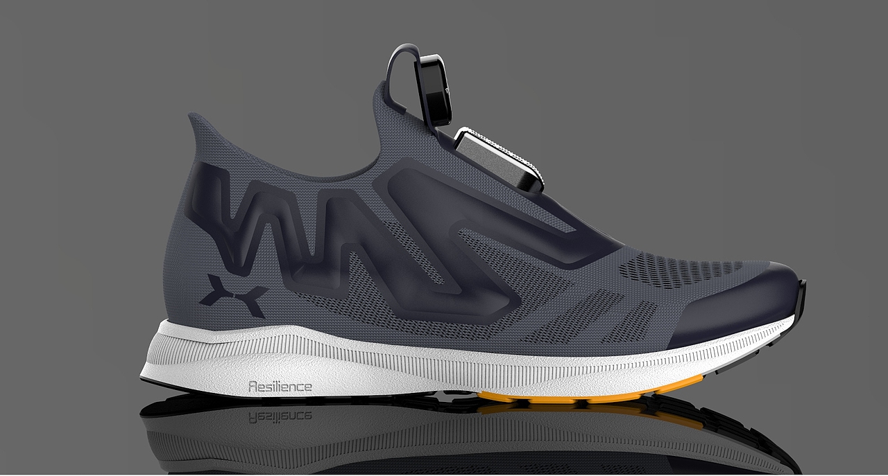 智能自动充气运动鞋设计