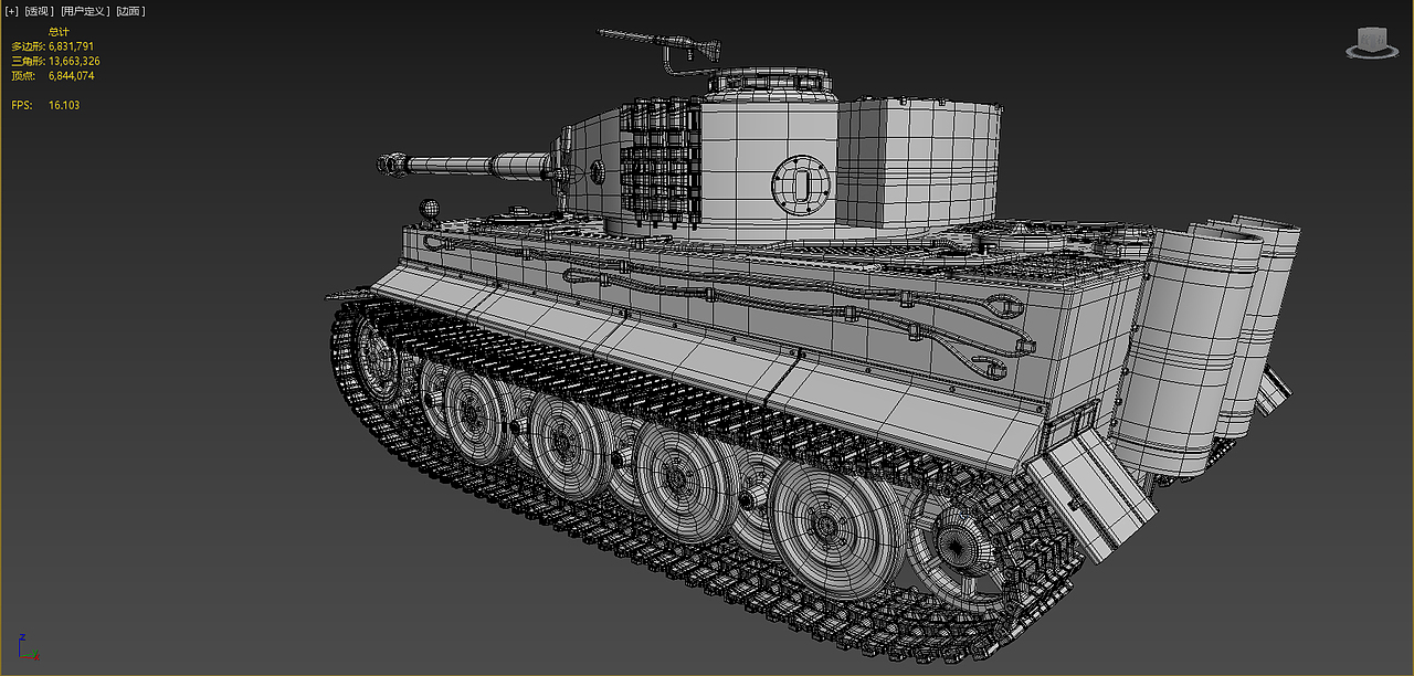 虎式坦克建模練習(xí)（圖ZMjEwMjQzNDY0） - 機械/交通 - 站酷設(shè)計師牧之悠原創(chuàng)素材 - 站酷ZCOOL