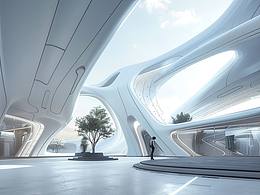 AI展厅灵感图库