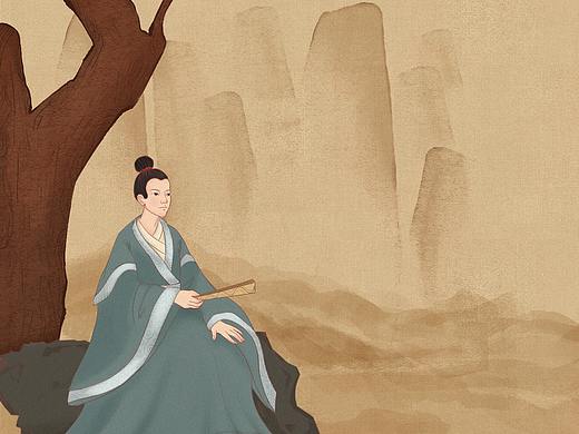 古风人物插图（个人主页-ZNDA3NjM0NTY=） - 艺术插画 - 站酷设计师一只洋洋洋原创素材 - 站酷ZCOOL