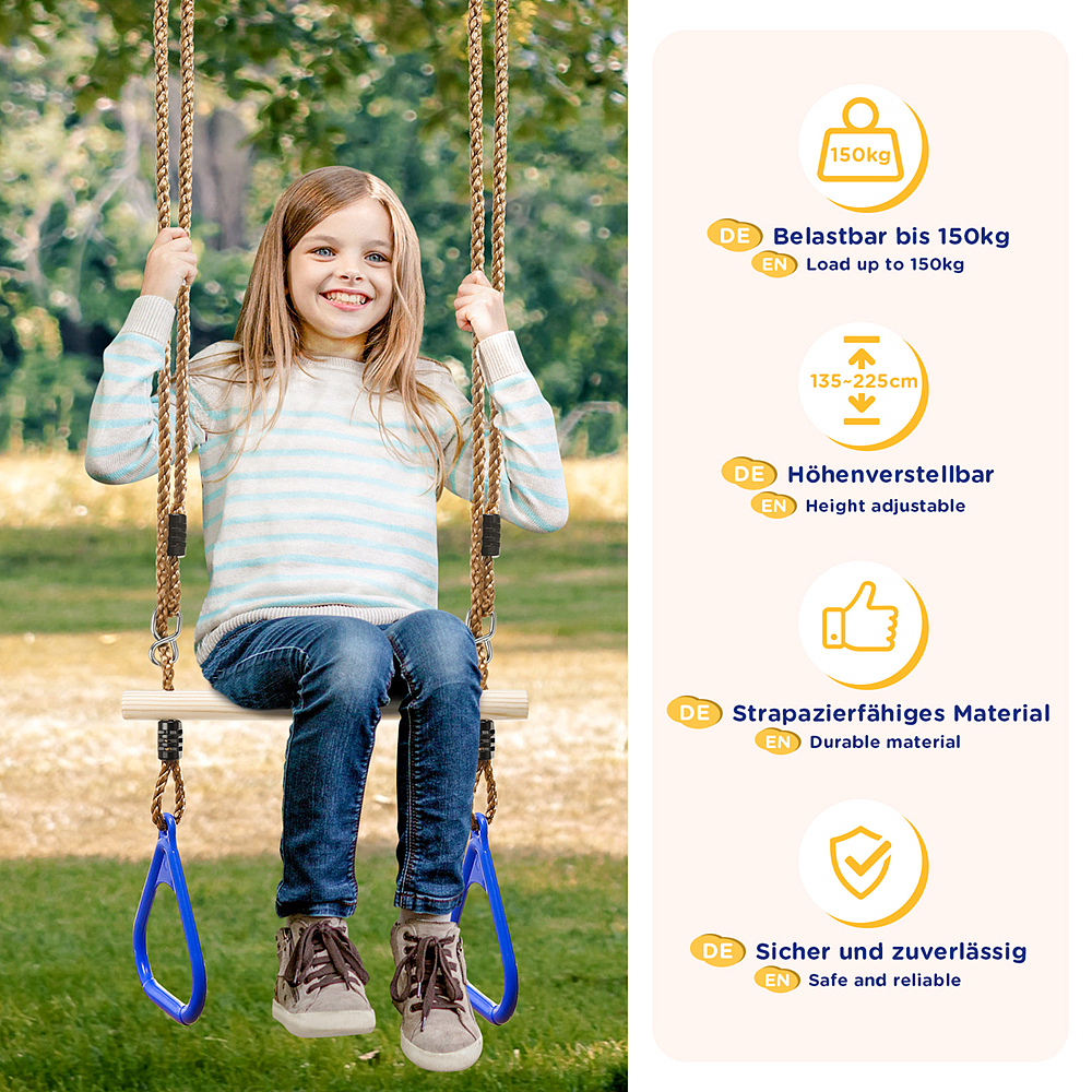 户外吊环秋千 亚马逊设计主图 A+