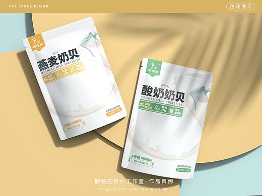 胖骆驼X昂格沁|奶制品包装设计