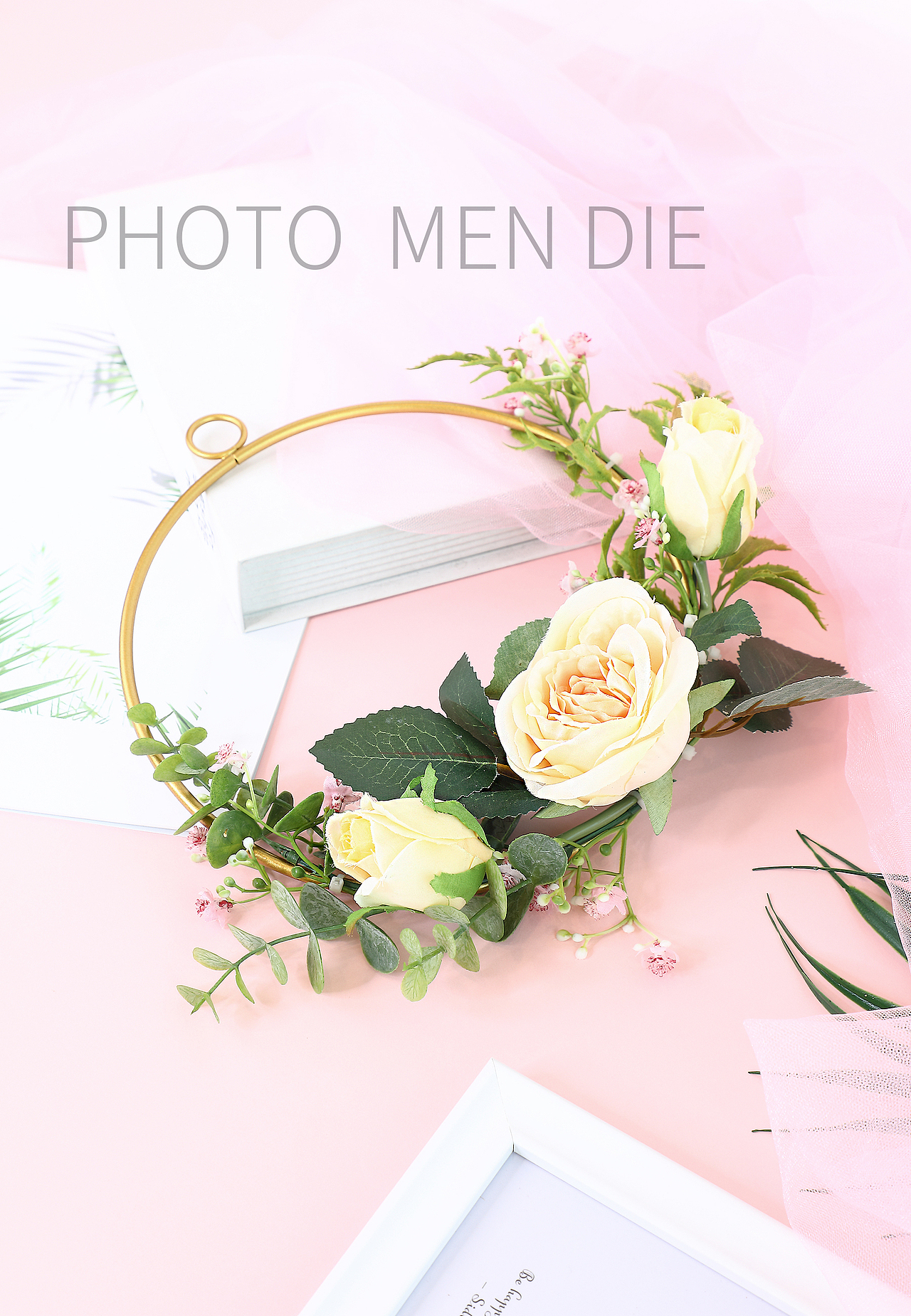 INS 花环花艺挂饰 墙上壁饰 粉色系（图ZMTczMjA0OTg0） - 产品摄影 - 站酷设计师摄影师梦蝶原创素材 - 站酷ZCOOL