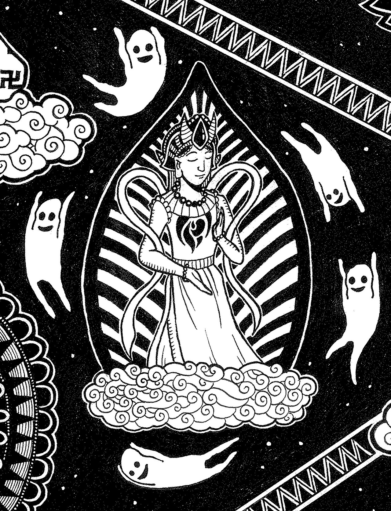 2开大画《善恶美丑》（图ZMTk3MzIxNjQ=） - 新锐潮流插画 - 站酷设计师墩小贤原创素材 - 站酷ZCOOL