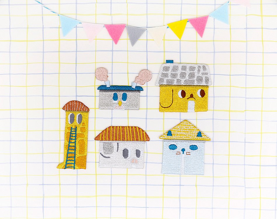 刺绣贴 熨斗贴 植物动物房子合辑[10p]