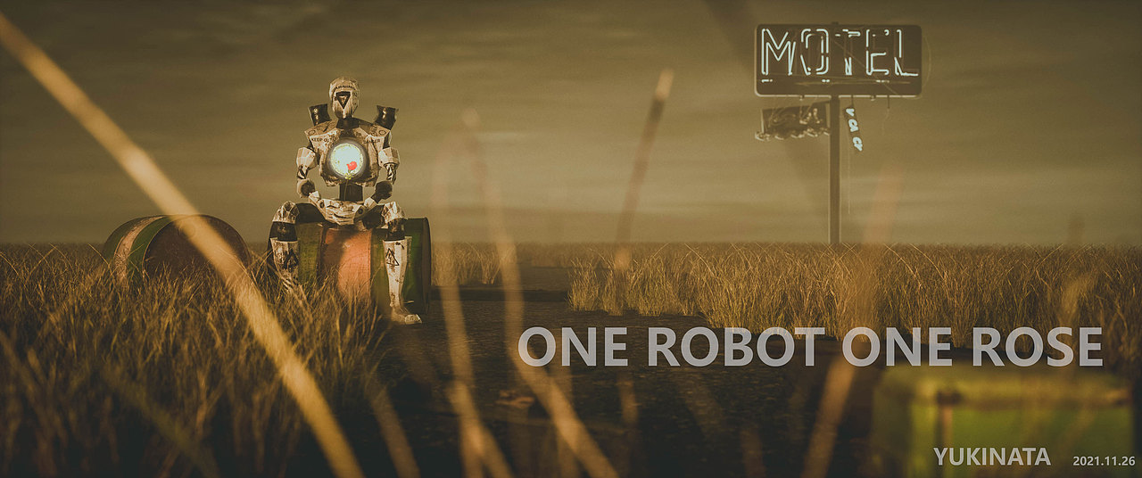 ONE ROBOT ONE ROSE（图ZMjc5ODY0OTA4） - 场景 - 站酷设计师YukiNata楽楽原创素材 - 站酷ZCOOL