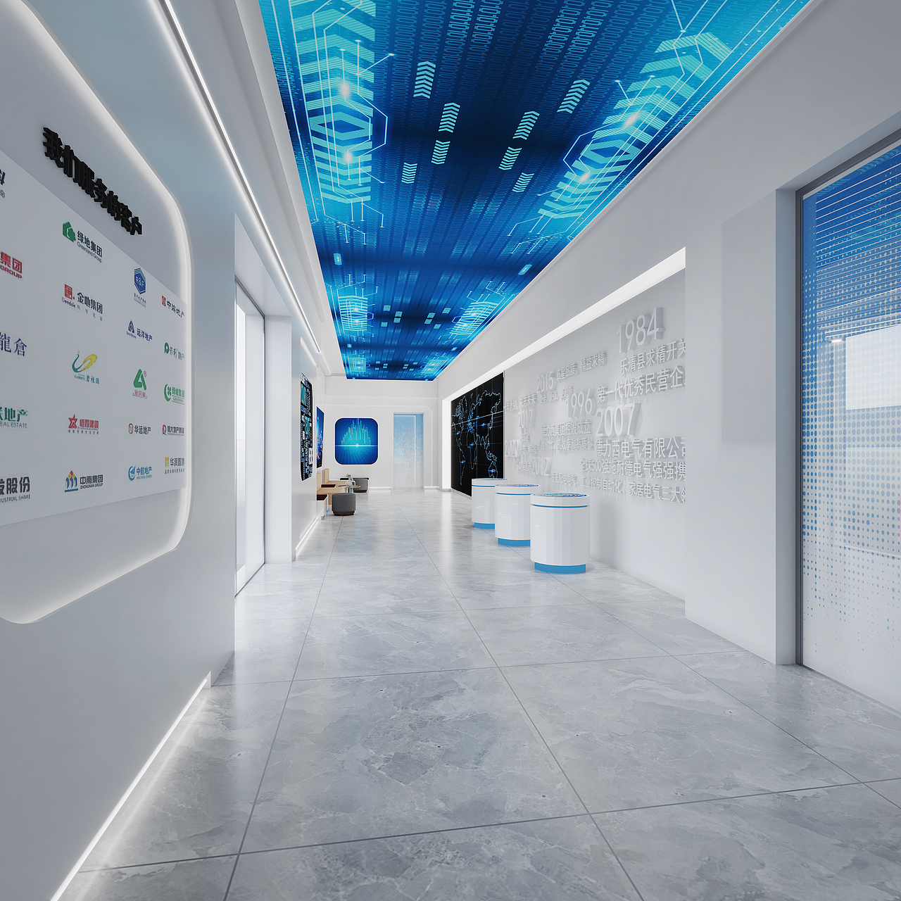 科技感办公室|空间|建筑设计|刘佳新设计_原创作品-站酷zcool