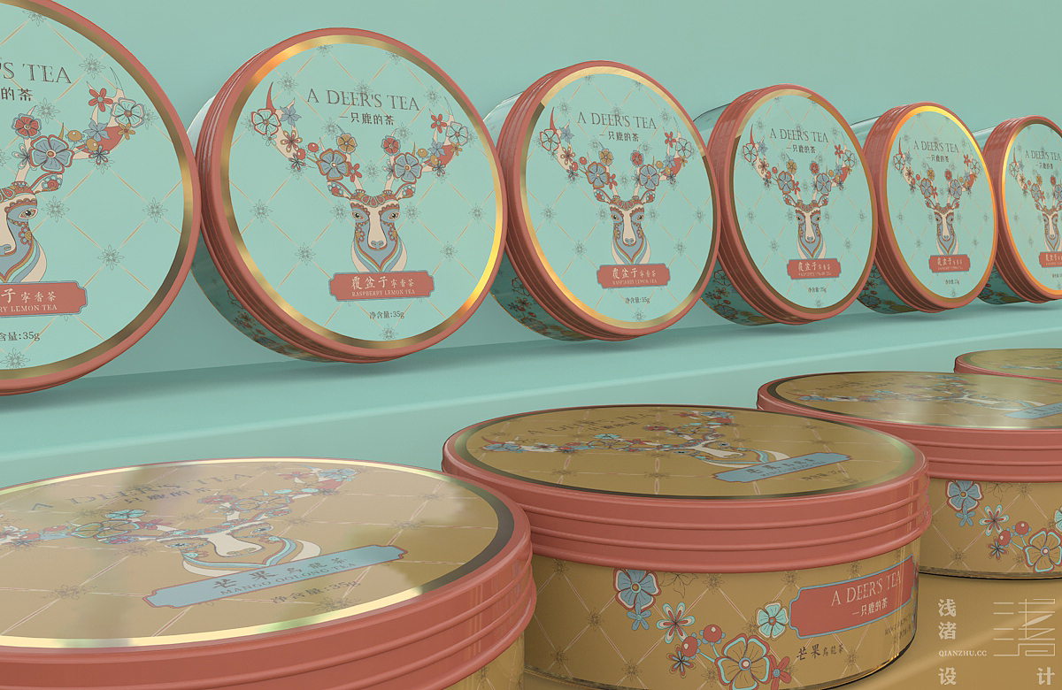 哈尔滨包装设计/一只鹿的茶/A DEER'S TEA