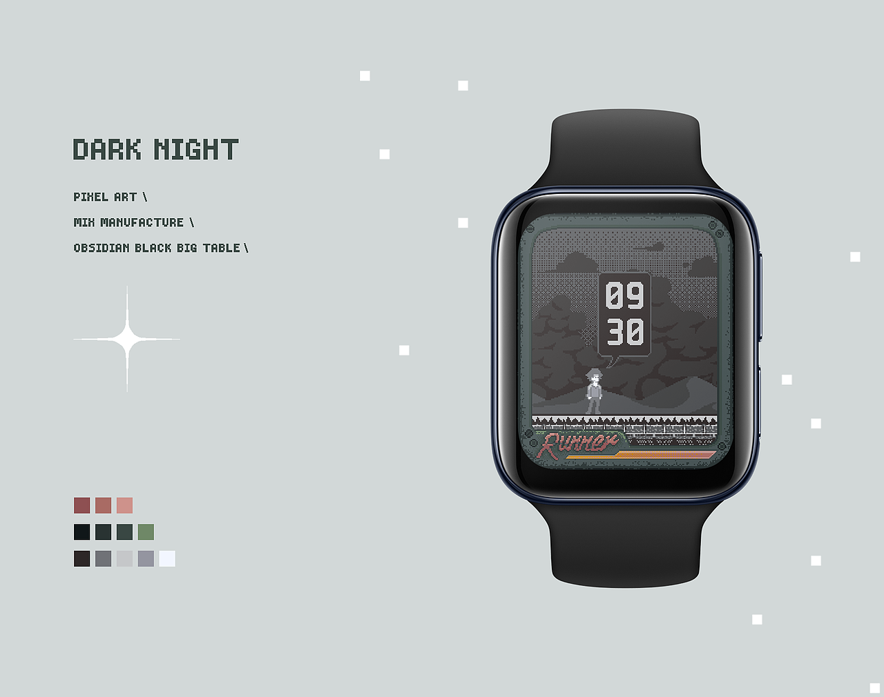 Runner ✖ OPPO Watch 表盘设计大赛（图ZMjA1ODI3NjE2） - 主题/皮肤 - 站酷设计师JinChu原创素材 - 站酷ZCOOL