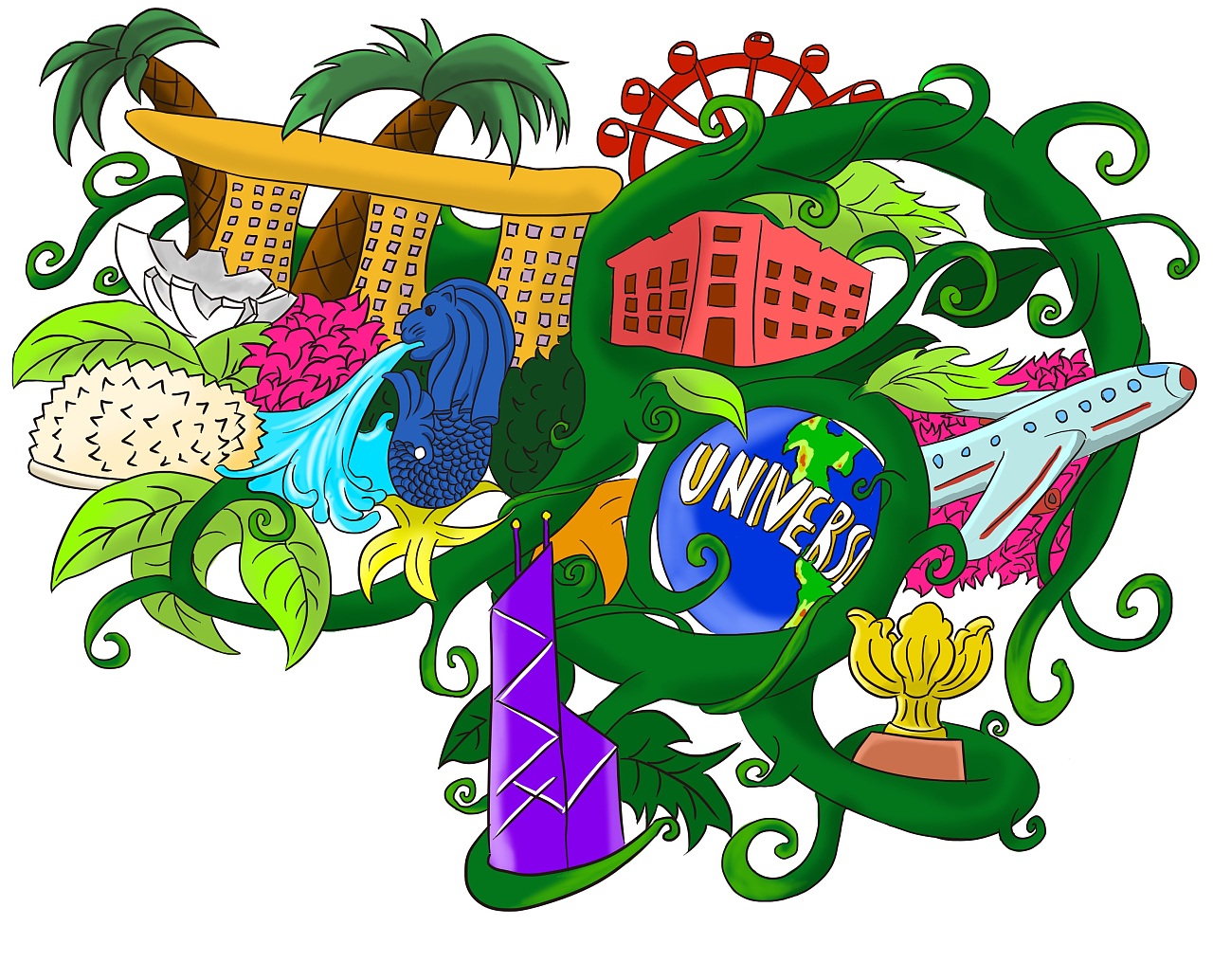 新加坡&香港 插图&人物