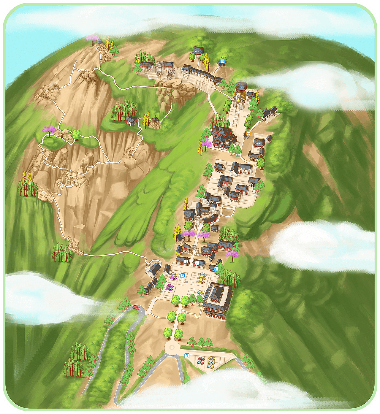 手绘地图集合（图ZMTM0NTMxNDA0） - 艺术插画 - 站酷设计师看风长大原创素材 - 站酷ZCOOL