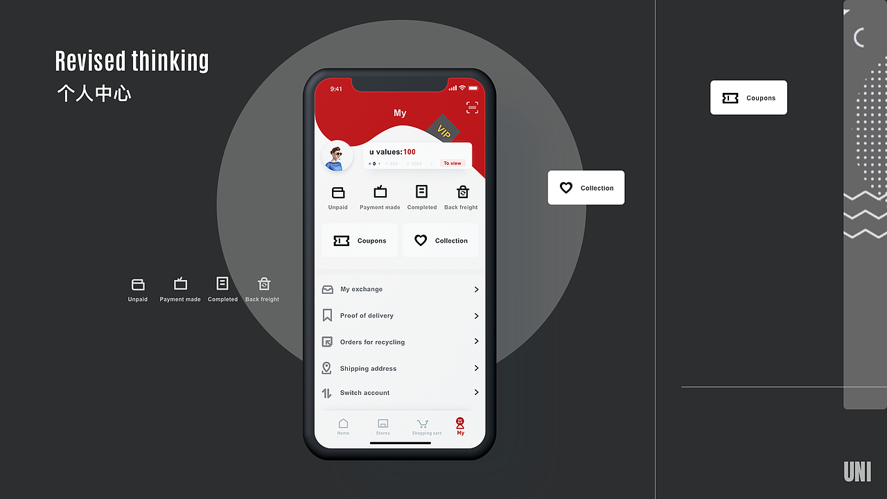【作品集-优衣库】APP Redesign