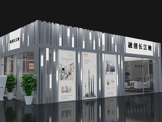 滨江展厅 效果图设计 3D效果图设计 展厅设计 展会设计