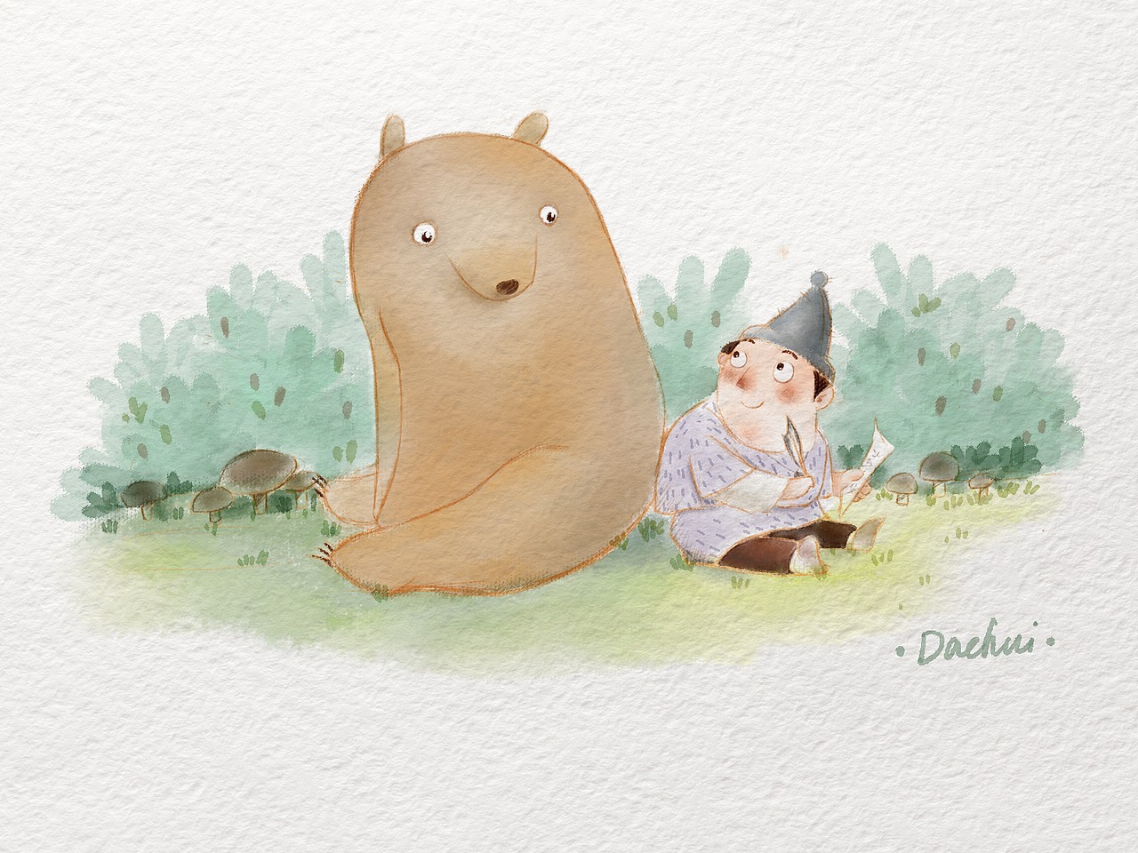 儿插（图ZMzIxMjI5MzY=） - 儿童插画 - 站酷设计师画画的大花原创素材 - 站酷ZCOOL