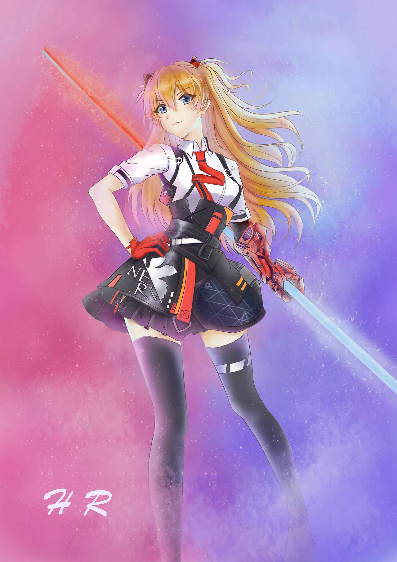 崩坏三联动新世纪福音战士~明日香