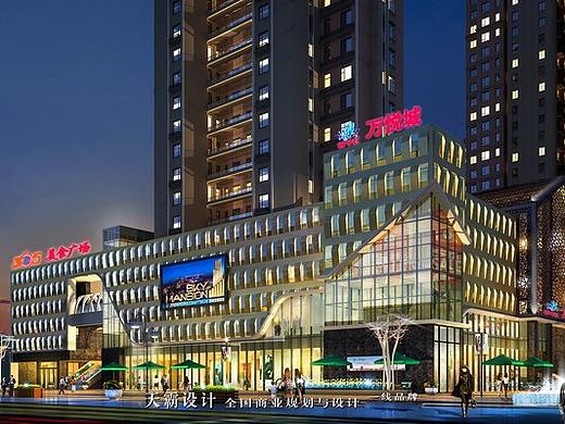打造个性化南宁商贸城设计是天霸设计专长