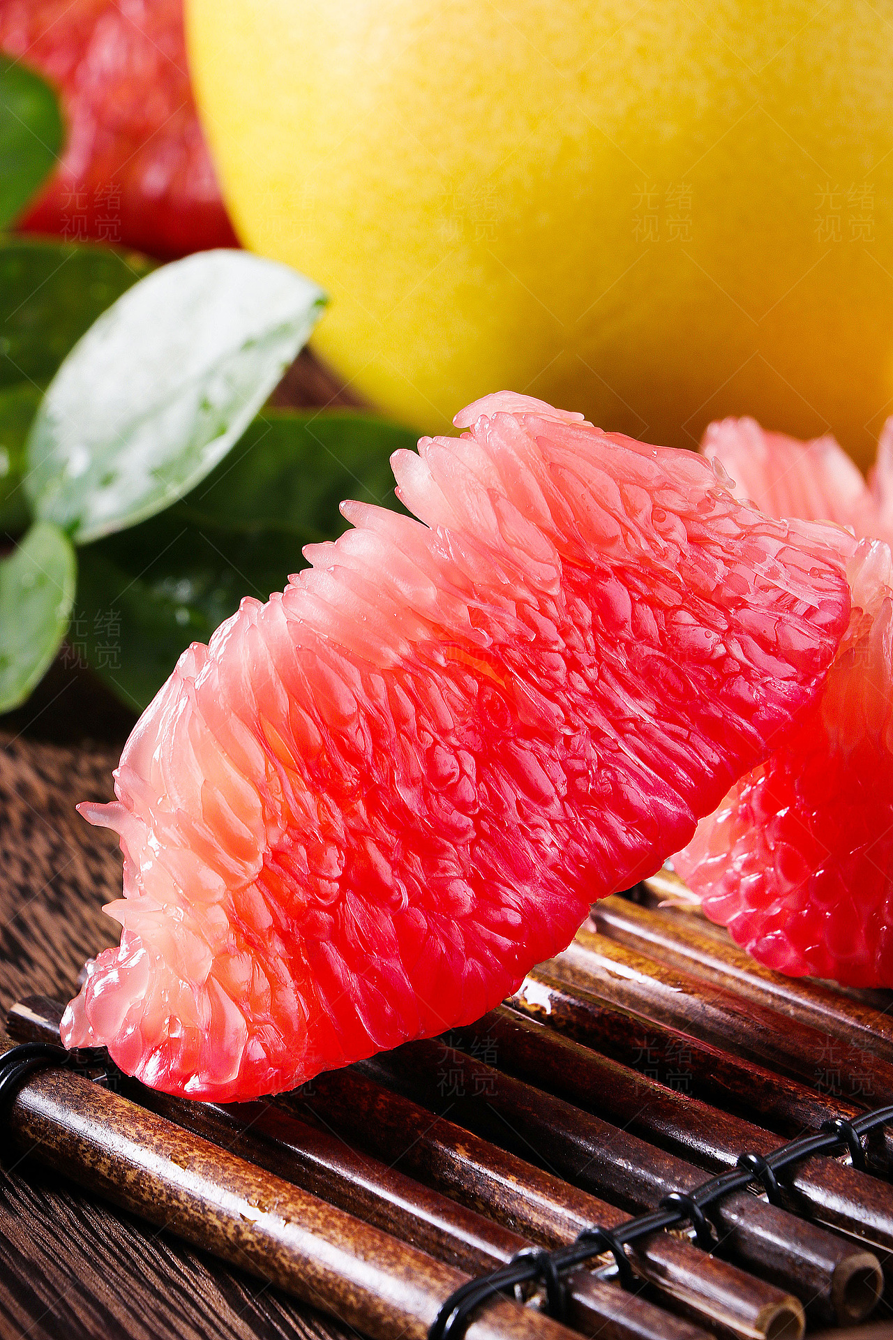 美味新鲜红心三红蜜柚柚子多肉多汁香甜自然美味