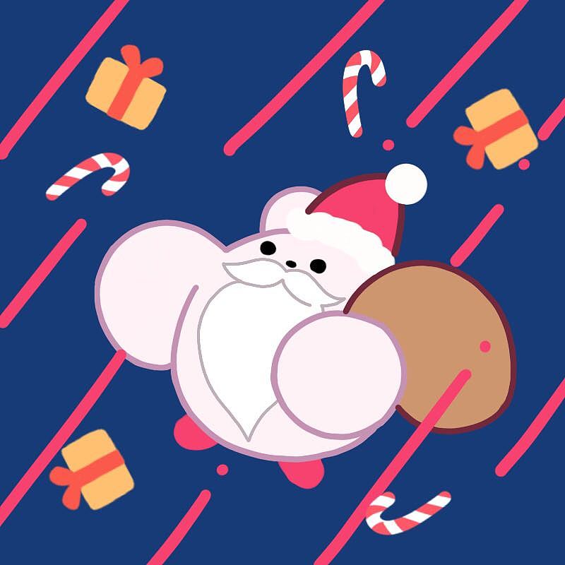 大吉兔圣诞元素头像and壁纸