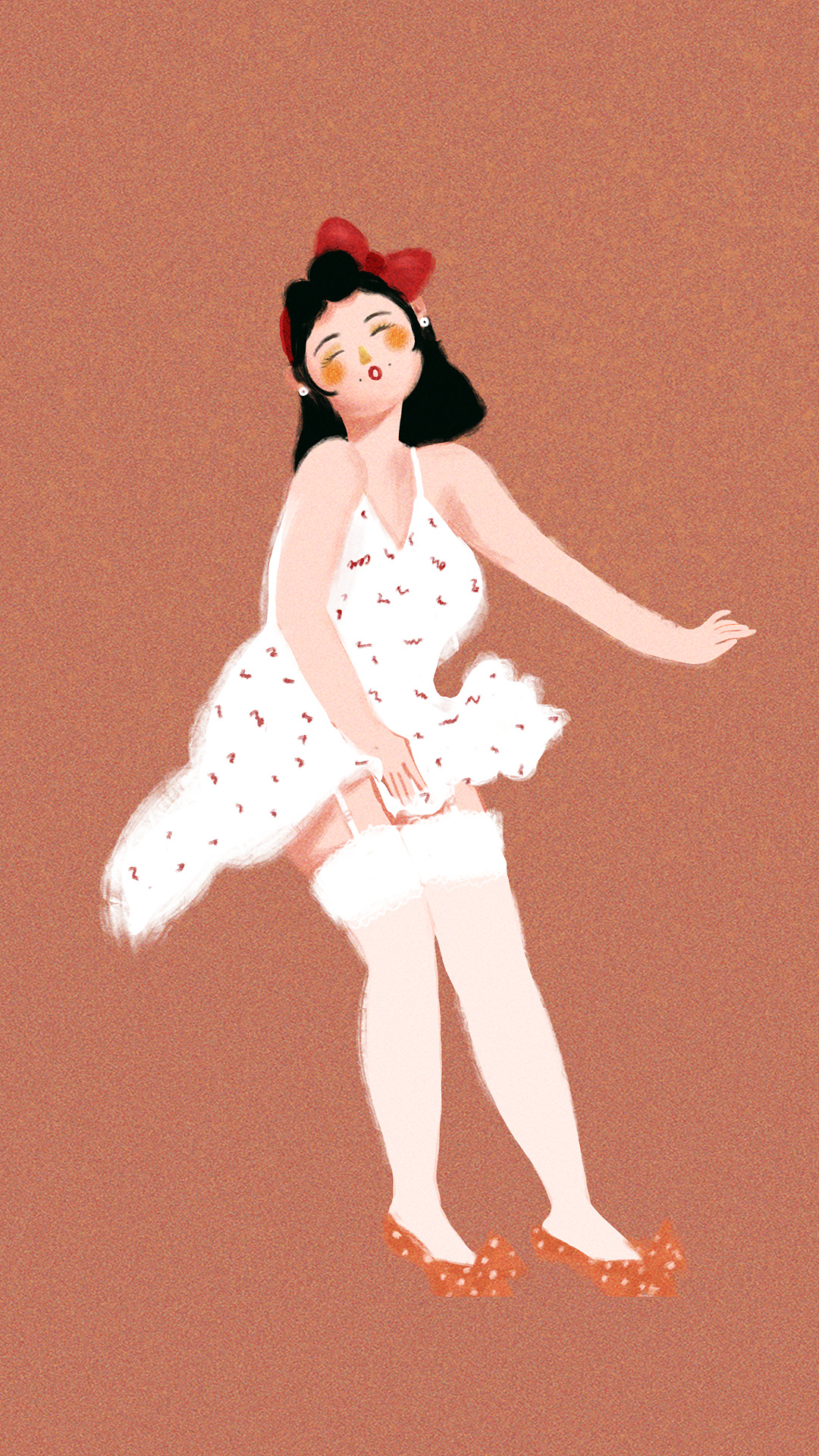 肉肉女生也可以性感跟可爱