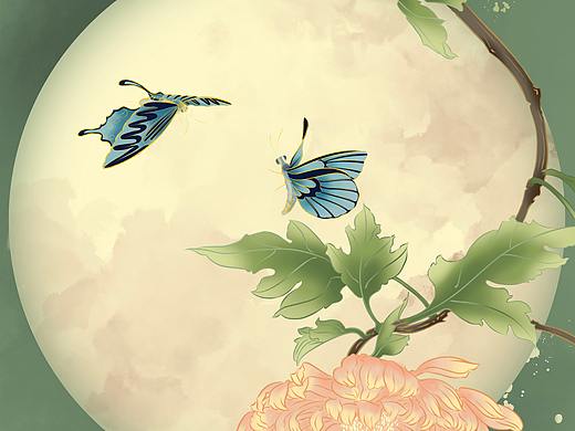 古風花蝶（個人主頁-ZNTM1MzEzNjQ=） - 創(chuàng)作習作 - 站酷設計師蘇翎SULING原創(chuàng)素材 - 站酷ZCOOL