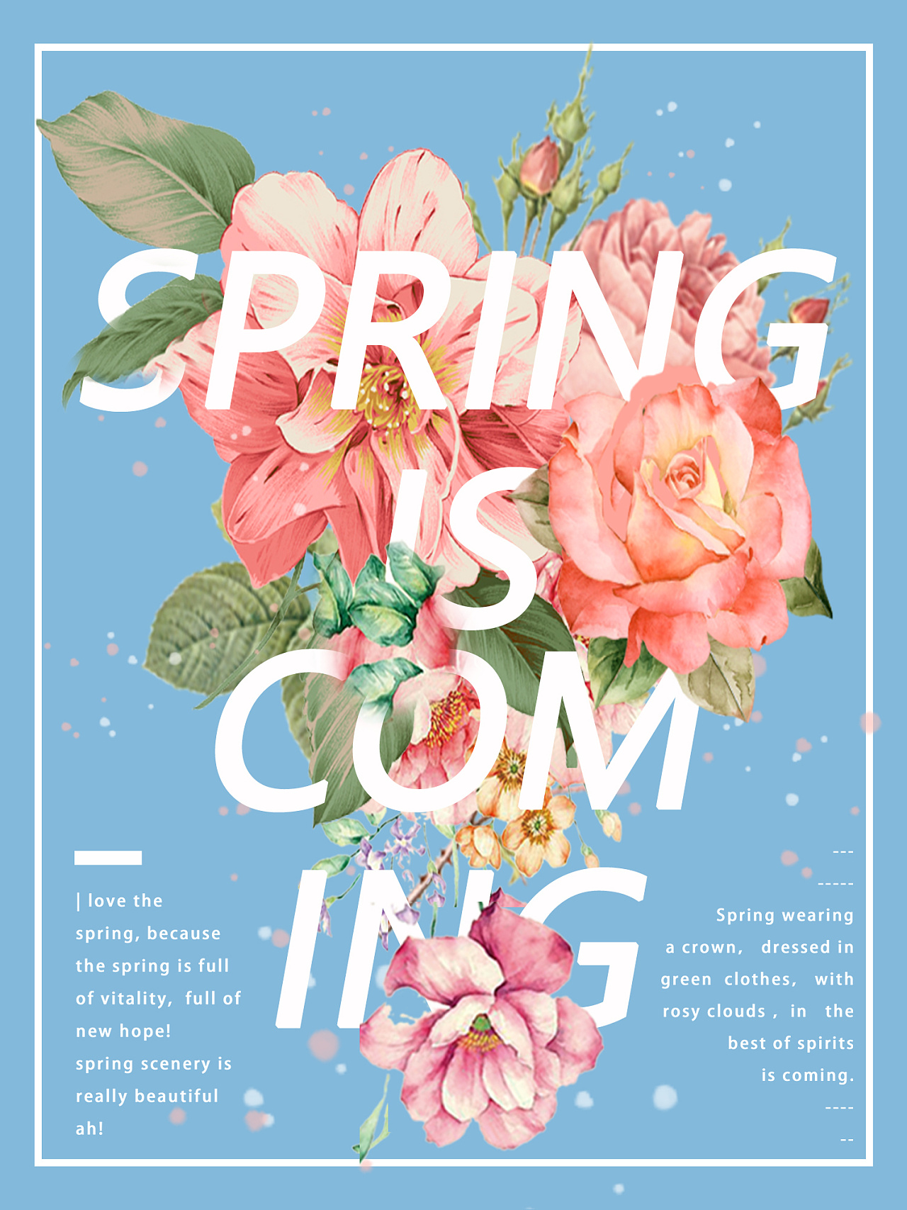 清新春日|平面|海报|柳絮泡泡 - 原创作品 - 站酷 (zcool)