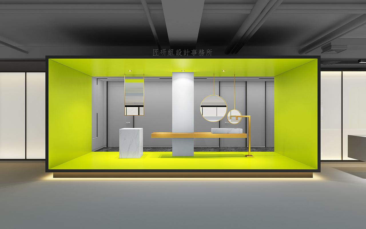 力量,平衡,臂力空间装置场景化的健身房暗示