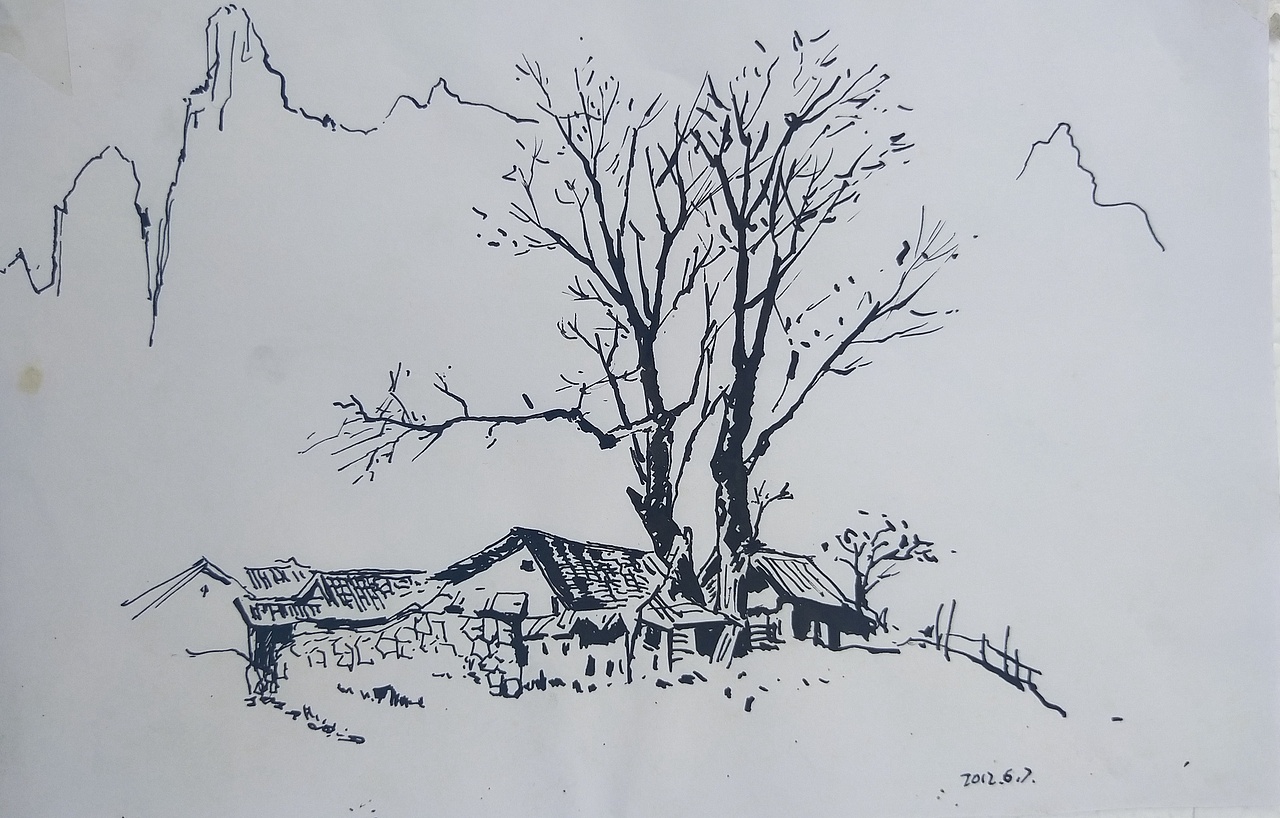 阿杜手绘速写阿杜速写