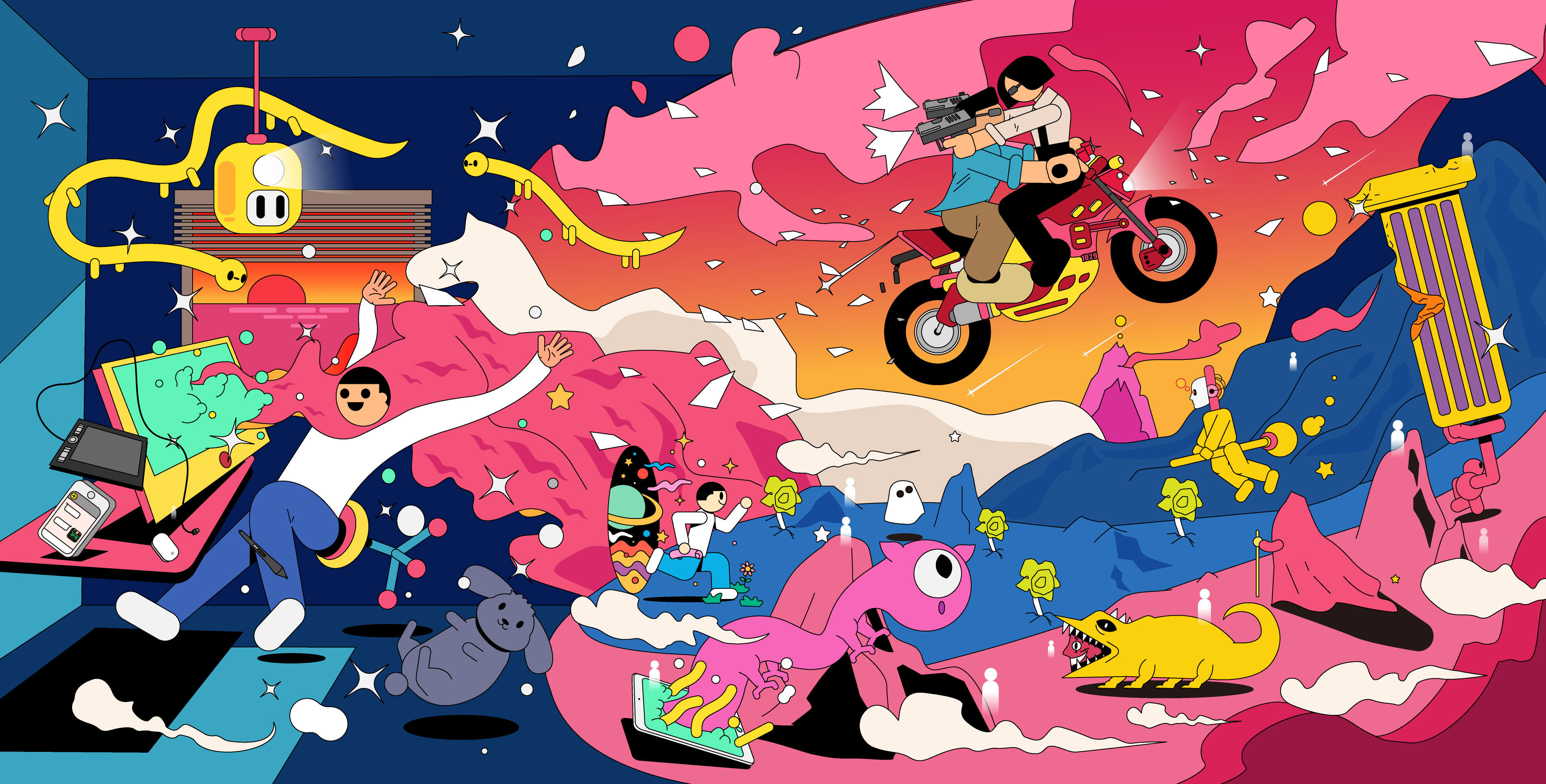 大只兔子的个人主页（封面预览） - 主页封面设置 - 站酷设计师大只兔子原创素材 - 站酷ZCOOL