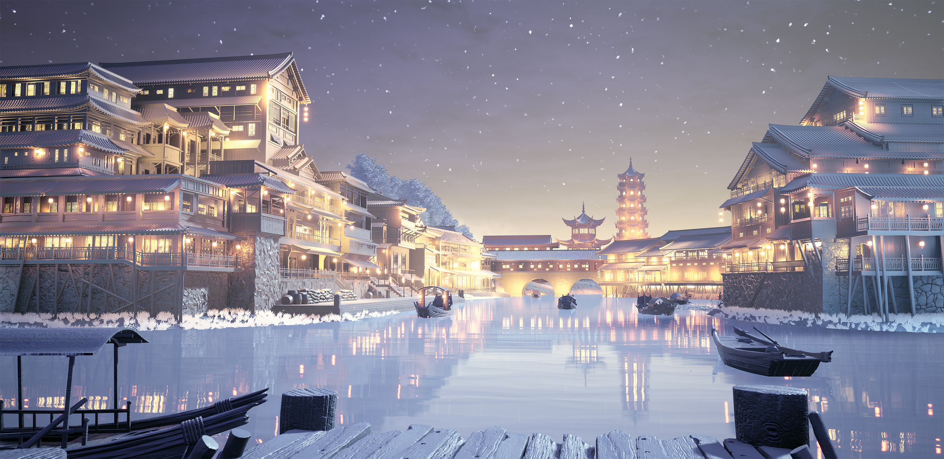 古风插图场景江南烧酒4k动漫壁纸 - 公众图库p:janload1ng br />八重