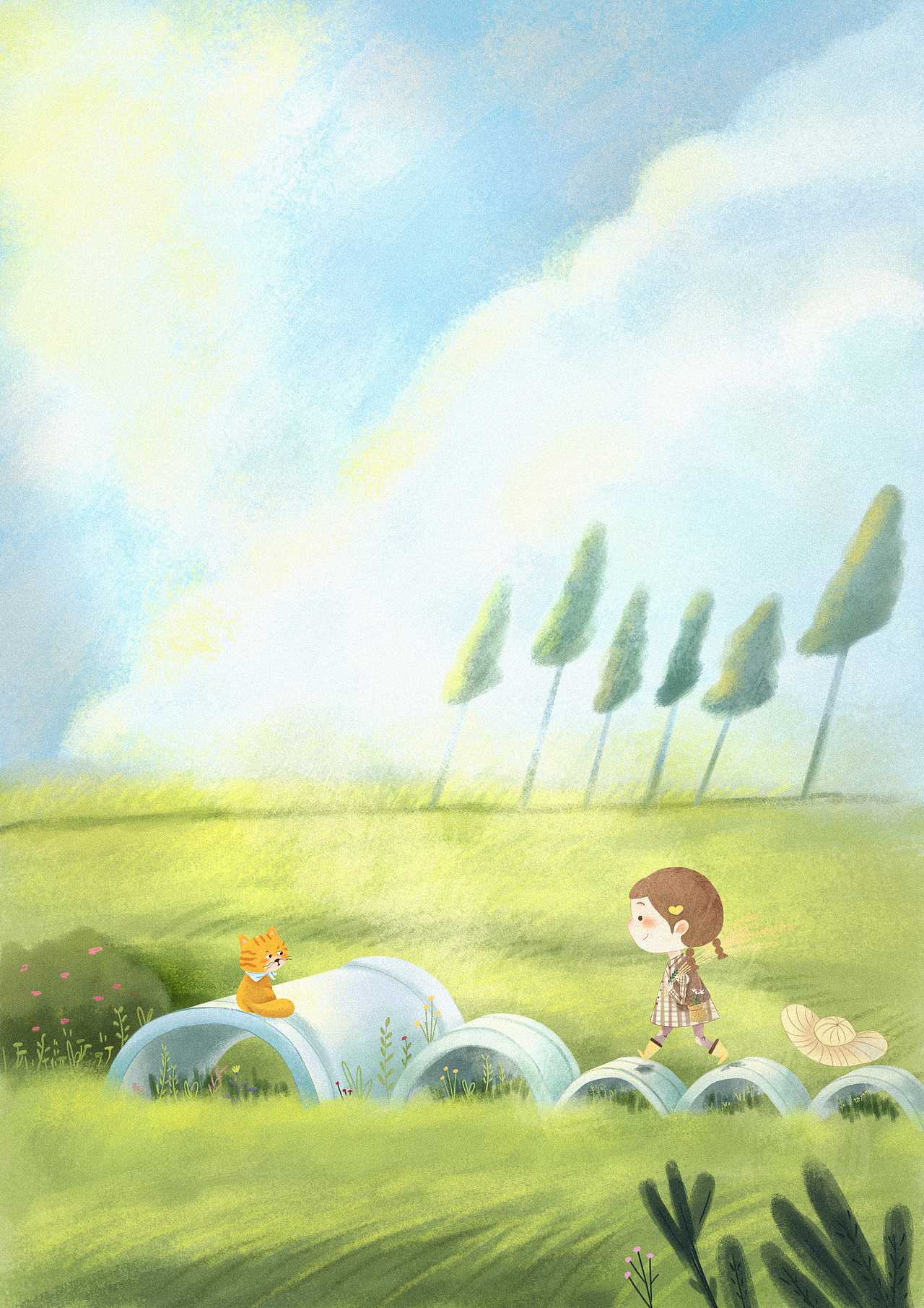 梦鱼🐟🌧️（图ZMTg4MjM3MjQ0） - 儿童插画 - 站酷设计师苜芯插画原创素材 - 站酷ZCOOL