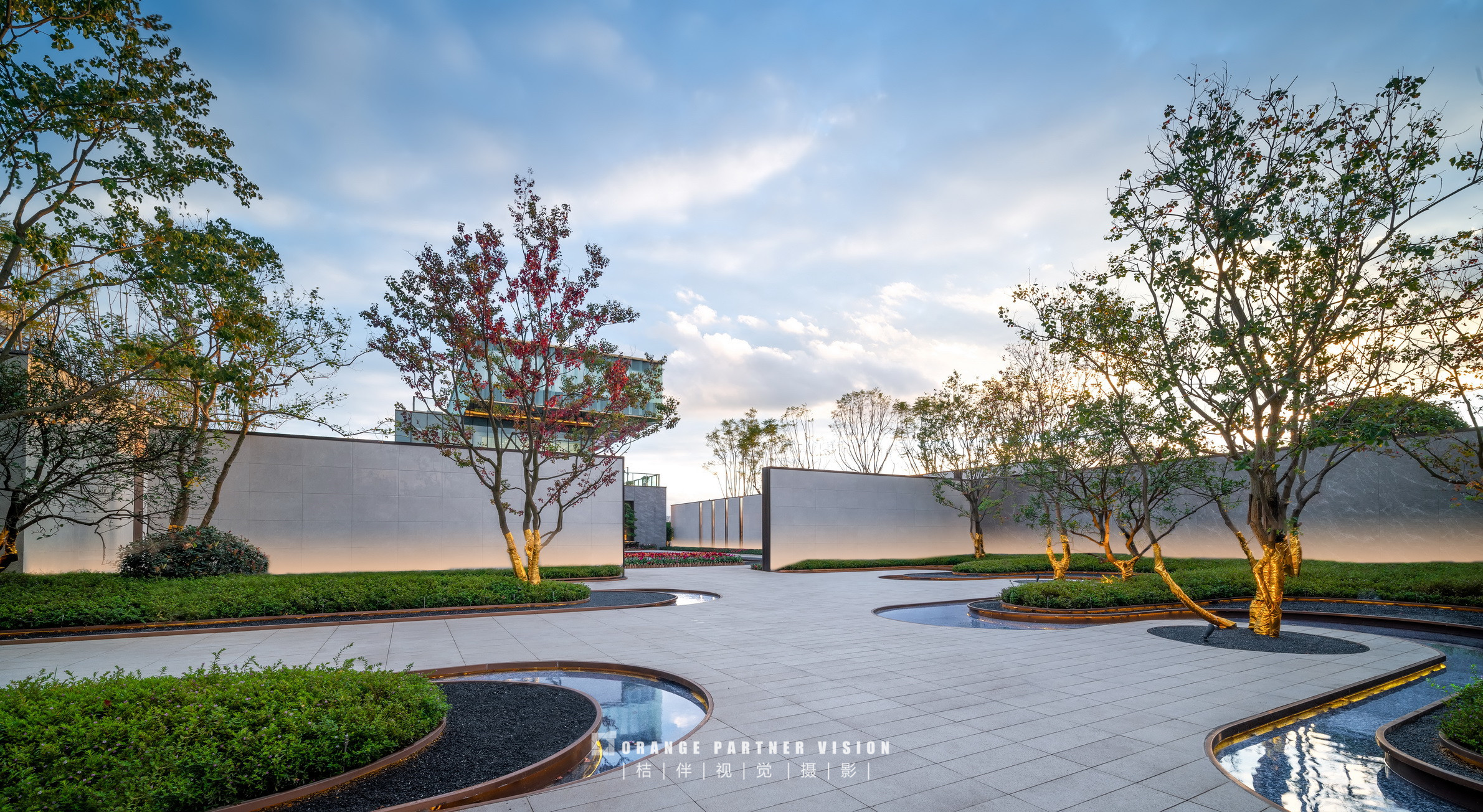景观摄影: 昆明万达都会艺术馆示范区/ 桔伴视觉