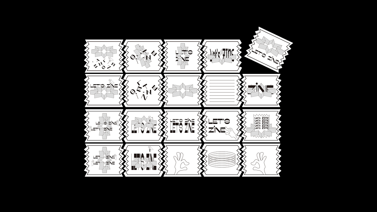 「Let's Zine」（图ZMjIyNzA3ODk2） - 品牌 - 站酷设计师太空罐头原创素材 - 站酷ZCOOL