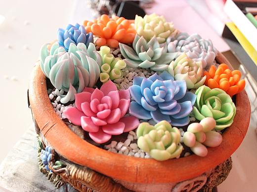 学生的多肉作品（个人主页-ZMzExMTU3MDg=） - 工艺品设计 - 站酷设计师蓝幻儿5502原创素材 - 站酷ZCOOL