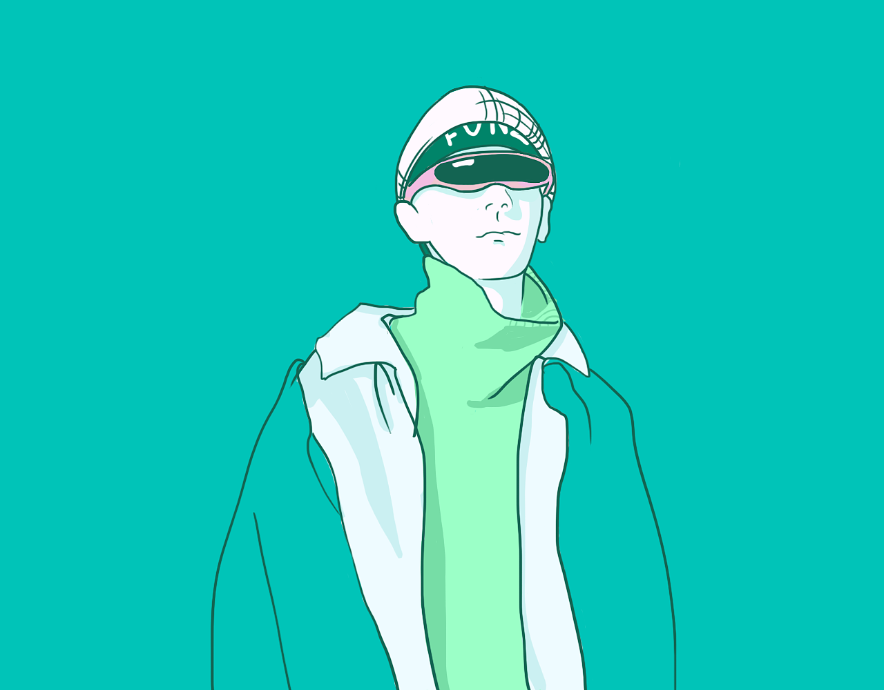 酷炫男女（图ZMTY3NDQxNTQ0） - 艺术插画 - 站酷设计师TLAHU原创素材 - 站酷ZCOOL