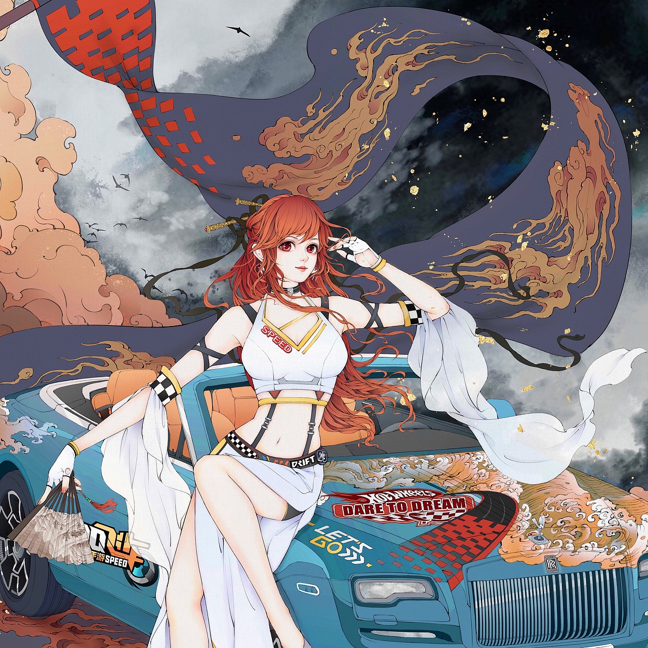 qq飞车劳斯莱斯小橘子